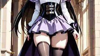 LewdToons Teaser Magical Girl Anal In Castle Corridors Ai Hentai