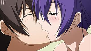 hentai babe sucks huge cock between massive tits