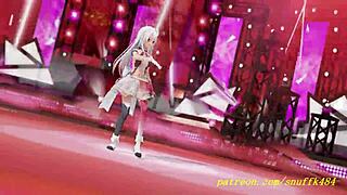 novr's mmd ayame sways seductively in 3d hololive dance hentai