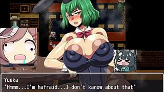 perv measures yuuka's big ass body for costumes scat creampie fetish!