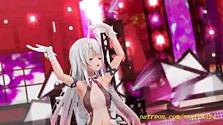 novr's mmd ayame sways seductively in 3d hololive dance hentai