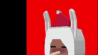 What If Bunny Girl Sucks Christmas Cock in Provocative Anime Animation Special?