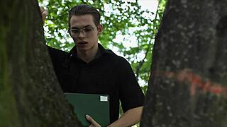 spoiled redhead slut frozen, nerd classmate teaches with doggystyle creampie lesson? 😏