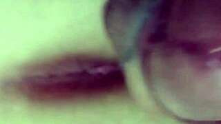 Queen Moans Cross-Eyed Taking Huge Cock Deep in Ass