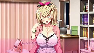 real hentai explodes with petite asian's big cock facial cumshot!