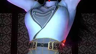 Animated Fantasy Vixen Goddess BBW Big Tits Creampied Doggystyle by Monster BBC