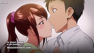 Explode inside hot anime cheating wife's chubby creampie pussy!