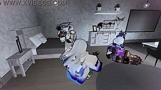 our fontaine girls go wild in massive futanari orgy with big cocks and tits