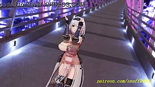 novr mmd noel shakes it wild in 3d hololive hentai dance!!