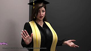 hey check out this horny milf wife sneakin around the office cheatin on hubby with boss's monster cock in 3d hentai game