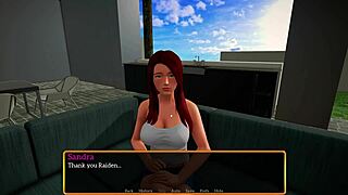 Questioning my curvy new family giant Maddie in sexy outfit part 15?