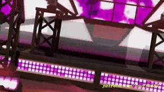 novr's mmd ayame sways seductively in 3d hololive dance hentai
