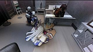 our fontaine girls go wild in massive futanari orgy with big cocks and tits