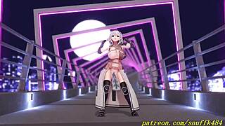 novr mmd noel shakes it wild in 3d hololive hentai dance!!
