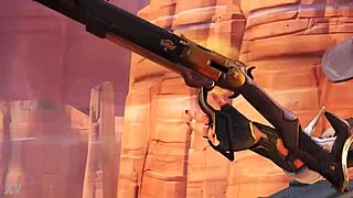Overwatch Ashe rides cowgirl in steamy SFM compilation vibes