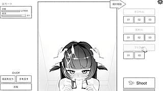 teasing step-sis fingering blowjob masturbation in secret hentai game