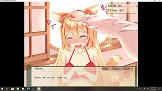 wanna see this foxgirl's huge tits bounce in her fashion show??