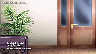 chubby anime girl's big ass and tits get licked before creampie fuck fest