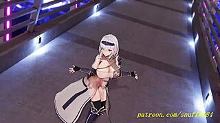 novr mmd noel shakes it wild in 3d hololive hentai dance!!