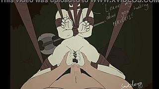 ogre girl faces sudden hogtied orc bondage in fantasy defeat