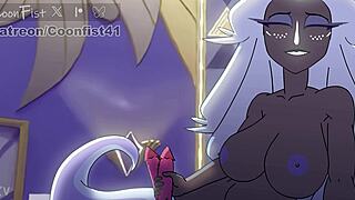 I crave Sir Pentious handjob in that Hazbin Hotel room till he explodes cum everywhere