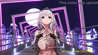 novr mmd noel shakes it wild in 3d hololive hentai dance!!