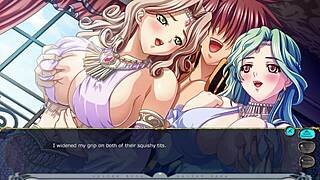 Funbag fantasy harem sluts deliver hardcore titfuck blowjobs scene 1