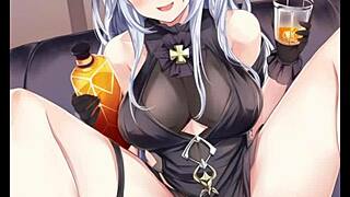 hentai solo babe shows off curves and pussy