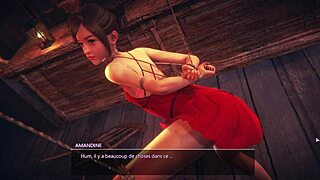 Latina takes deep pounding in 3D anime game fuck