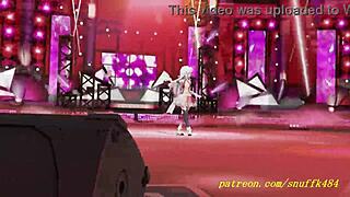 novr's mmd ayame sways seductively in 3d hololive dance hentai