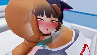 Kyouyama sneaks blowjob cowgirl ride creampie sex at work office