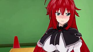 hs dxd ntr madness 2 unfolds with rias in sheer see-through tit fantasy trailer