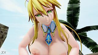 MMD Cowgirl Bunny Girl RIDES Big Ass Tits Slut Style!! 🐰🍑