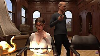 Big Tits Cheating Wife Fucked Hard by Horny Boss in 3D Hentai Game Office Scene