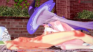 sexy witch herta gets naked and hard fucked in honkai star rail fantasy!