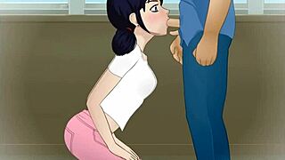 Gulp down Marinette's super deepthroat sailor ladybug blowjob!