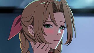 aerith's new year creampie fills her up missionary style