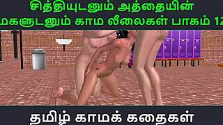 Leela's Burning Desire for Chithi and Cousin's Erotic Play Part 12