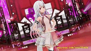 novr's mmd ayame sways seductively in 3d hololive dance hentai