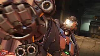 Overwatch Ashe rides cowgirl in steamy SFM compilation vibes