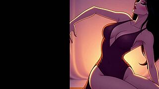 Sensual Yoga Poses in Animated AI Flow