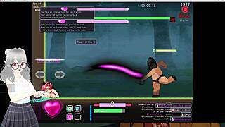 Eris Dysnomia plays out levels 1-2 in Konosuba hentai game part 1