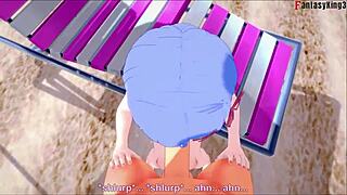 rem's beach blowjob has me drooling re zero style