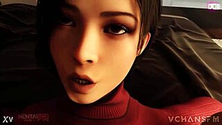 ada wong missionary with big cock monster pounding her big ass tits moaning pov 😩💦