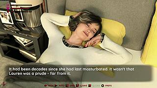 Stepmommy Guy 1: Big-Ass Milf Squirts on Monster Cock in Rough Interracial Cuckold Game