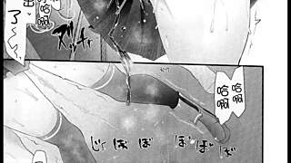 Long-legged hentai teen's footjob sparks overwhelming pleasure and desire waves