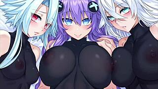 neptune's tempting hentai allure unfolds