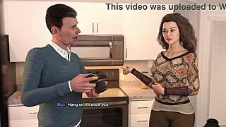 bimbo milf's fake tits throb in public sauna heat