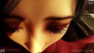 ada wong missionary with big cock monster pounding her big ass tits moaning pov 😩💦