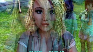 Spider rescues curvy giant teen in sexy Name88s triangle encounter